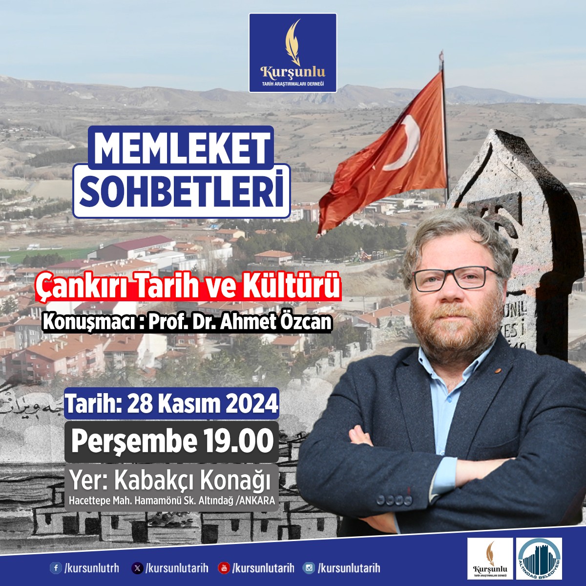 Memleket Sohbeleri | 2. Bölüm | Çankırı Tarih ve Kültürü | Ahmet Özcan 