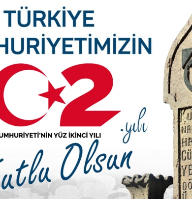 Cumhuriyetimizin ilanının 102. yıl dönümü kutlu olsun